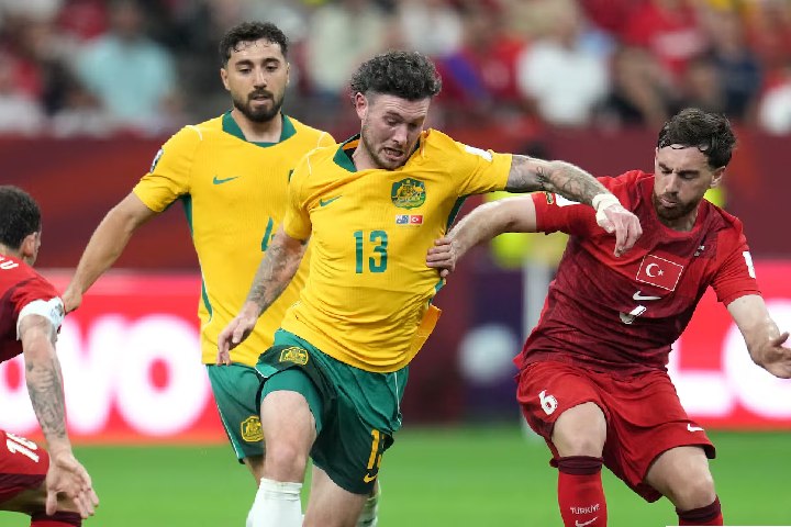 Australia derrota 2-0 a Turquía en la Copa Mundial 2026