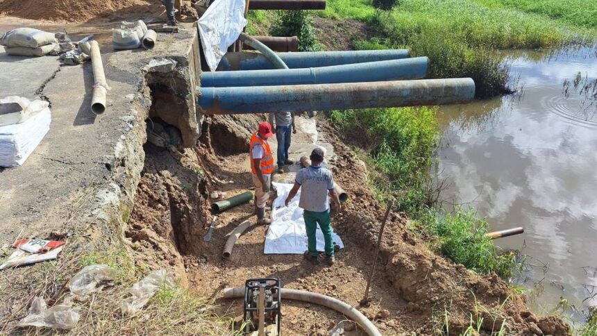 Mitigan riesgo de inundaciones con reparaciones en perimetral del río Apure