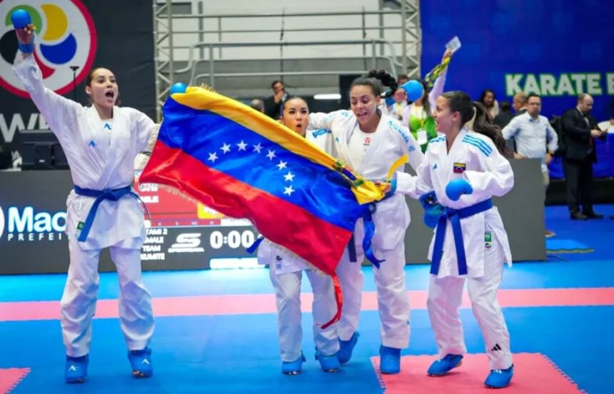 Venezuela se consagra subcampeona panamericana de karate en Brasil