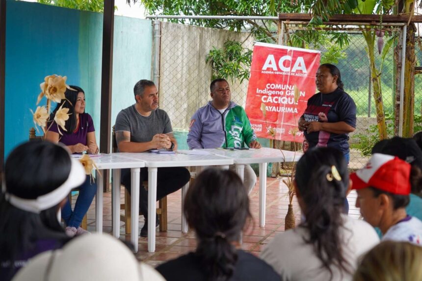 Asignan recursos a comunas indígenas de Barcelona para ejecutar proyectos comunitarios