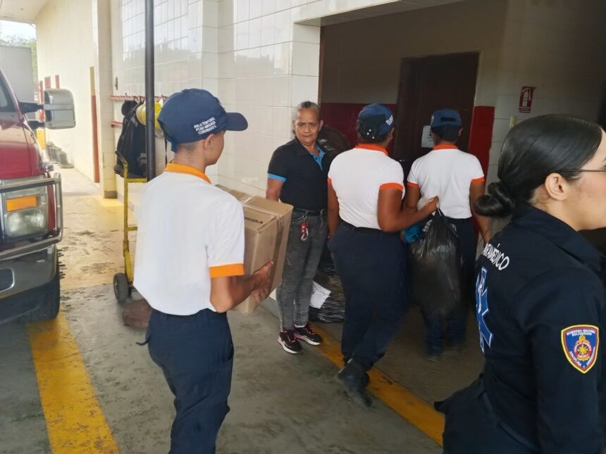Cuerpo de Bomberos del municipio Miranda en el estado Zulia funciona como principal centro de acopio