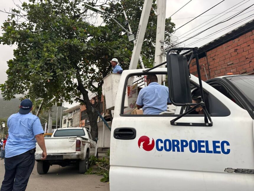 Restituido 98% del servicio eléctrico en La Guaira tras sismos