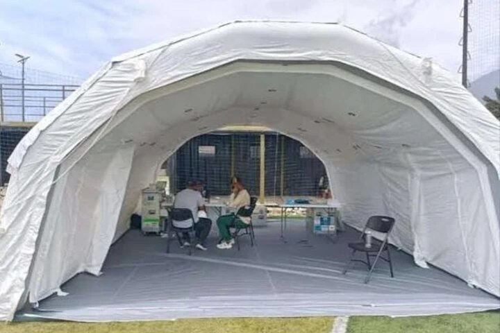 Hospital de campaña de Japón brinda atención integral a más de 1.600 pacientes