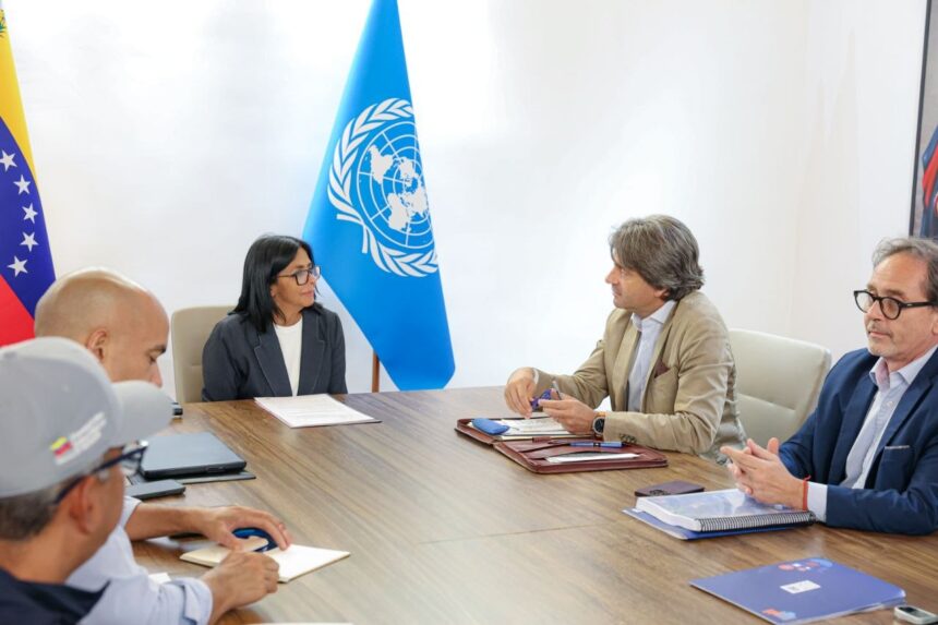 Presidenta Delcy Rodríguez se reúne con Gianluca Rampolla, Coordinador Residente de la ONU, definiendo líneas maestras del plan de recuperación y asistencia en Venezuela