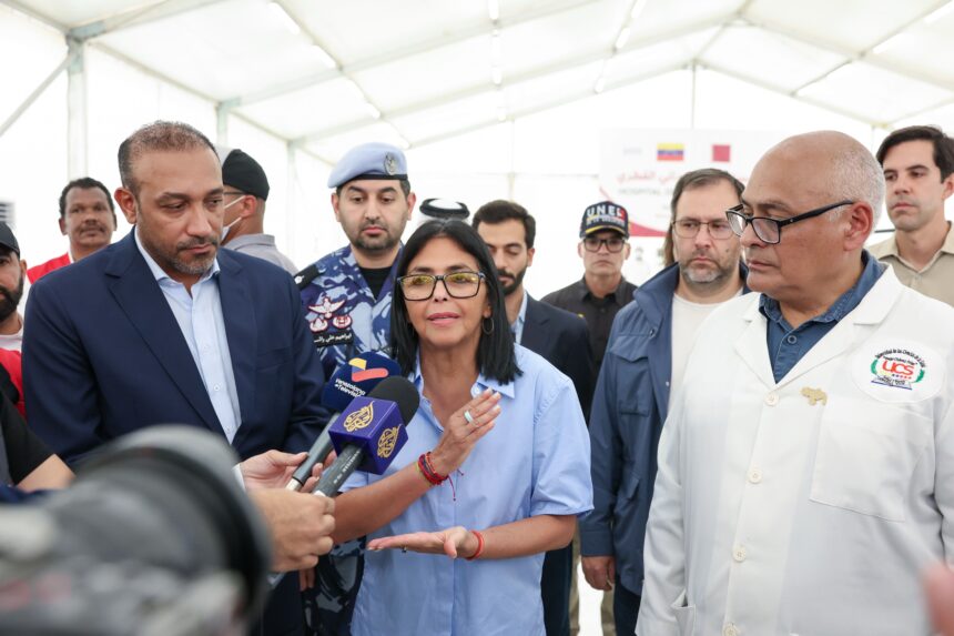 Jefa de Estado agradece al Emir de Qatar donación de hospital de campaña