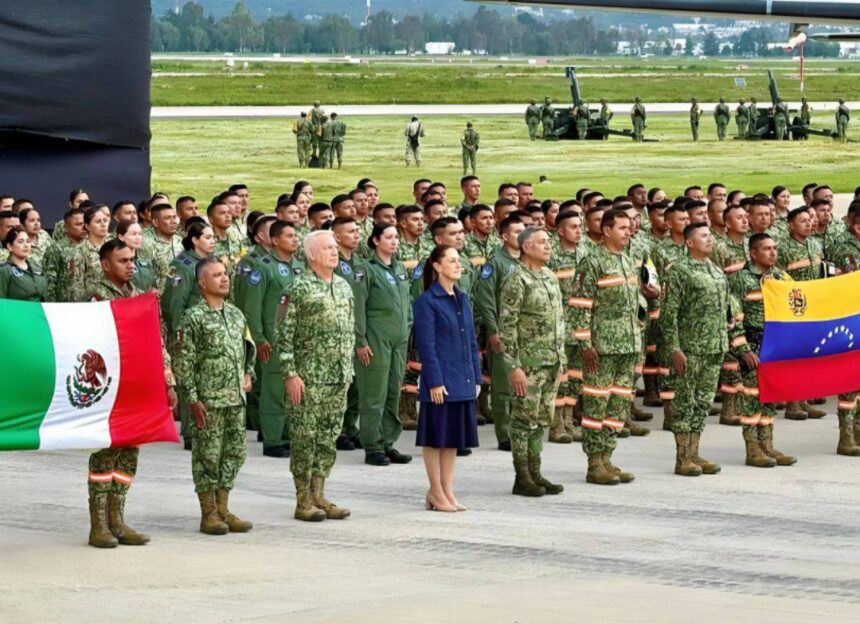 Presidenta de México reconoce labor humanitaria de rescatistas militares desplegados en Venezuela