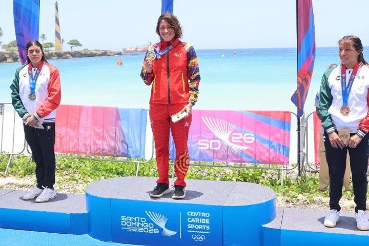 Venezuela logra segundo oro en prueba de 10 Km en agua abiertas de los Juegos CAC