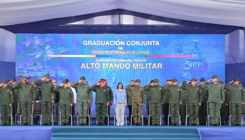 Presidenta Delcy Rodríguez lideró la toma de juramento de los nuevos integrantes del Estado Mayor Conjunto