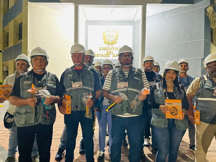 Apure envía equipo técnico especializado a Caracas para apoyar labores tras sismos