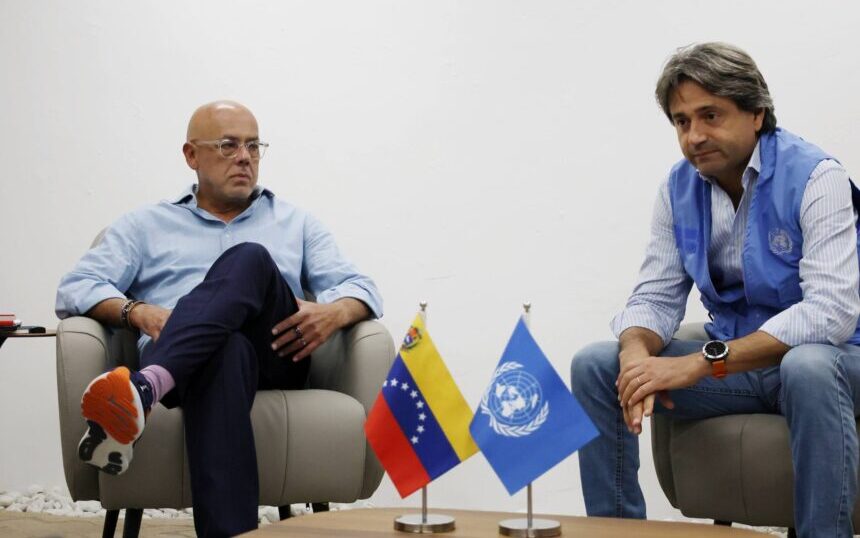 Presidente de la AN y coordinador de la ONU se reunieron para coordinar asistencia tras sismos