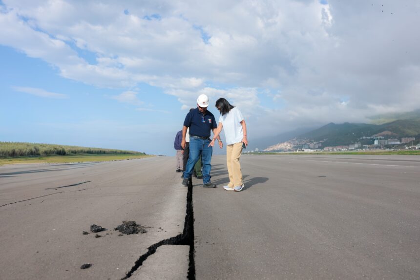 Presidenta (E) Delcy Rodríguez inspecciona pista del Aeropuerto Internacional “Simón Bolívar” de Maiquetía