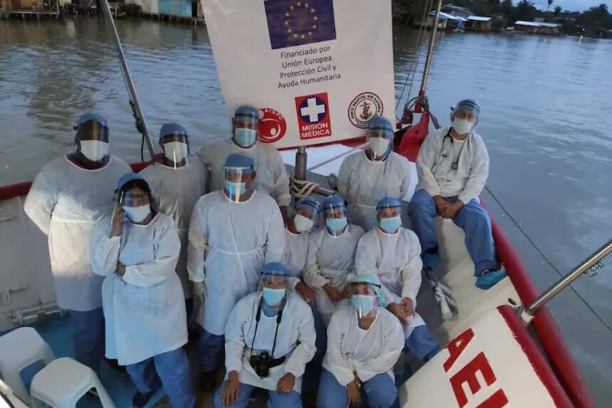 Barco Hospital San Raffaele inició su despliegue médico en la frontera para atender a la población venezolana