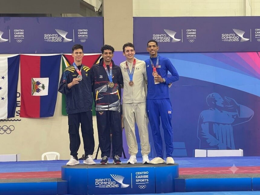 Jeshuath Pedraza baña de oro al taekwondo venezolano en Centroamericanos 2026