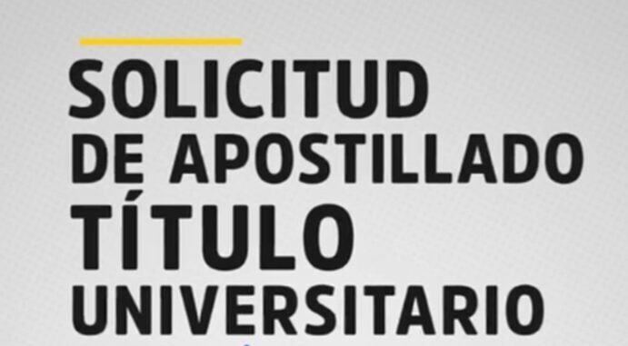 Habilitan plataforma para apostilla y legalización electrónica de títulos universitarios