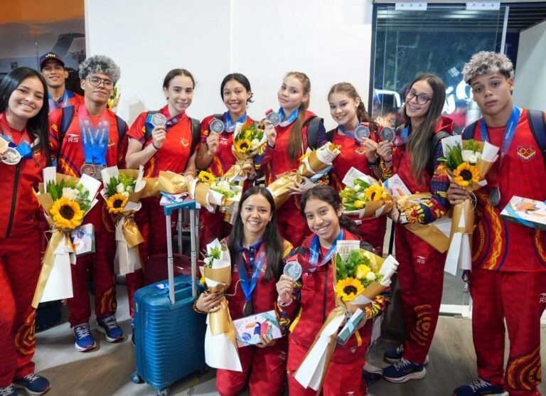 Arribó grupo de la delegación venezolana en Juegos CAC 2026