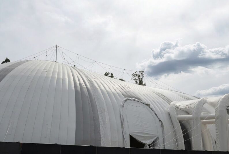 Inspeccionaron campamento transitorio en el Poliedro de Caracas
