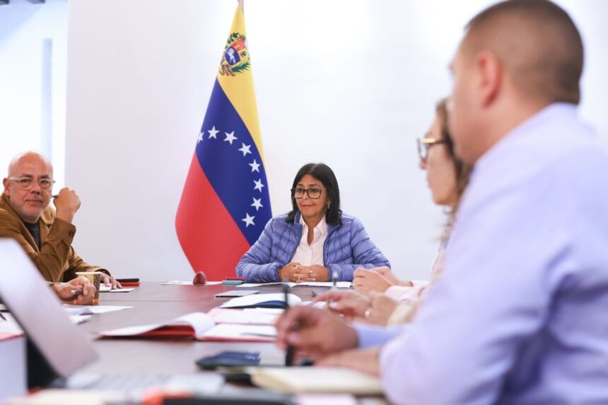 Presidenta Delcy Rodríguez dirige reunión de trabajo para abordar construcción de viviendas en el marco del Plan Venezuela Renace