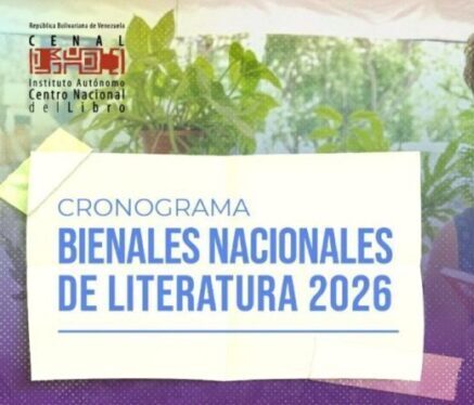 Ministerio para la Cultura extiende postulaciones para Bienales Nacionales de Literatura