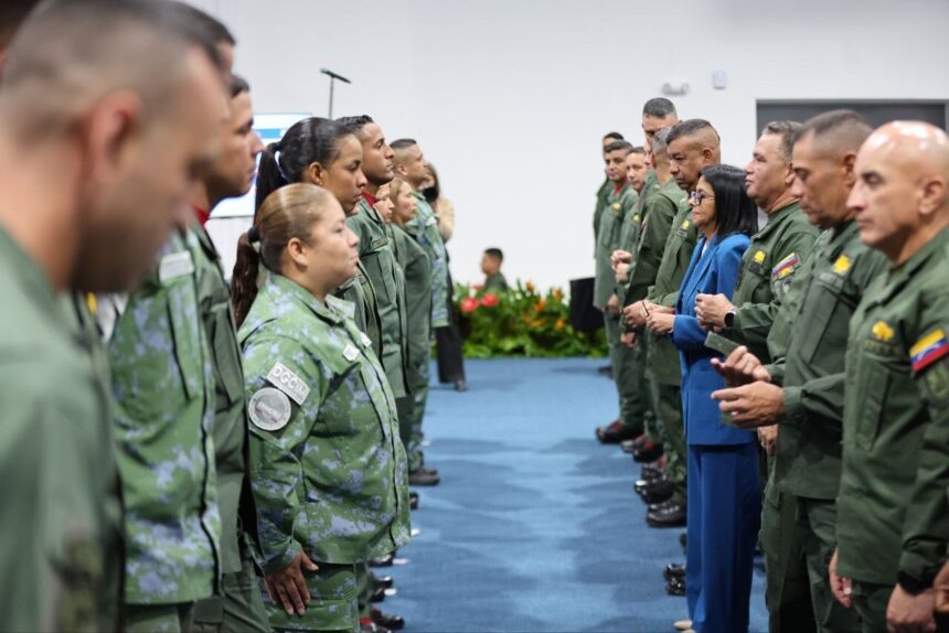 Presidenta Delcy Rodríguez encabeza acto de ascensos militares de la Guardia de Honor Presidencial y DGCIM