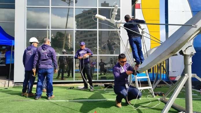 Cantv instala dos antenas satelitales en la parroquia Caraballeda de La Guaira