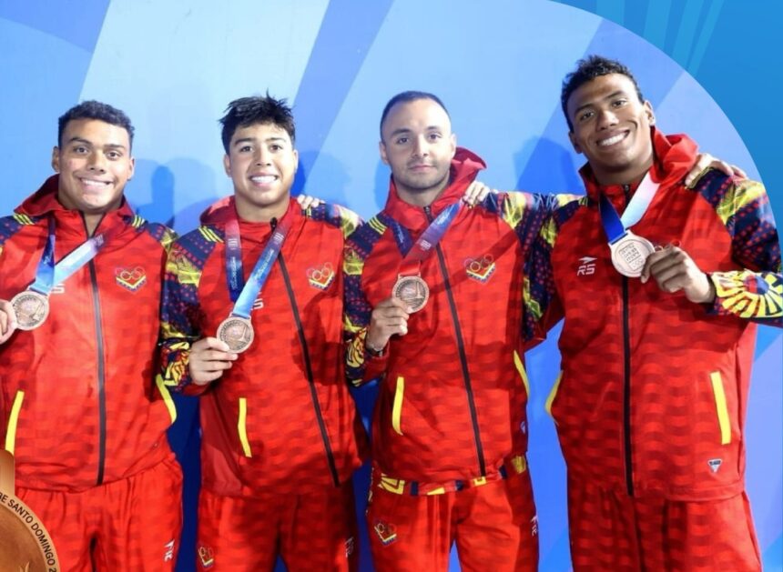 Natación venezolana suma una medalla de plata y cinco de bronce en Juegos Centroamericanos y del Caribe 2026