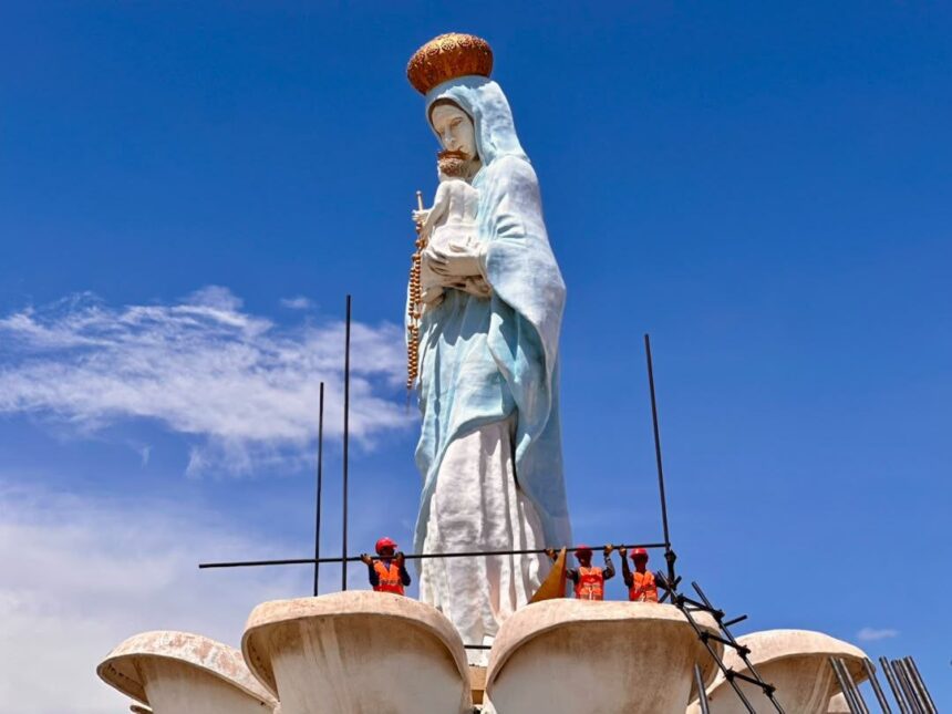 Inician trabajos de rehabilitación del Monumento a la Virgen de Chiquinquirá en Maracaibo