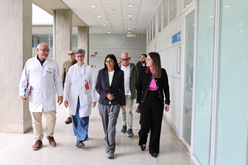 Presidenta Delcy Rodríguez resalta labor del Cardiológico Infantil, atención de calidad y compromiso social