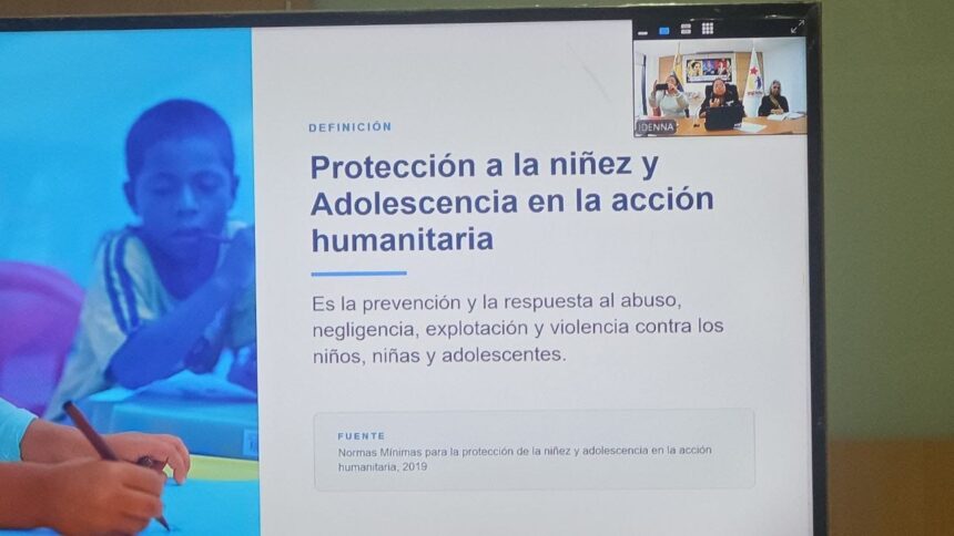Idenna retoma espacios formativos con ponencia “El sistema de Protección de niños, niñas y adolescentes en la acción humanitaria”