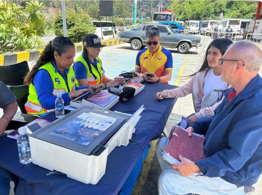 INTT despliega operativo para la desincorporación de vehículos por siniestro