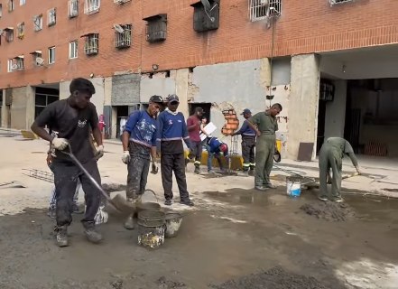 Alcaldía de Caracas continúa reparaciones en edificio OPPE 67 en parroquia San Juan