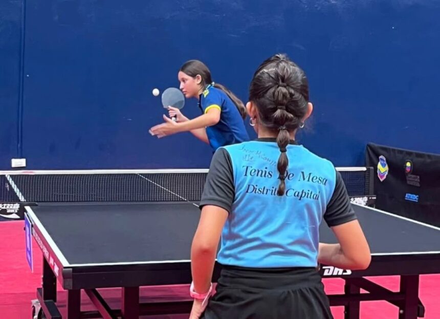 Caracas lidera Campeonato Nacional de Tenis de Mesa Sub-13 y Sub-15