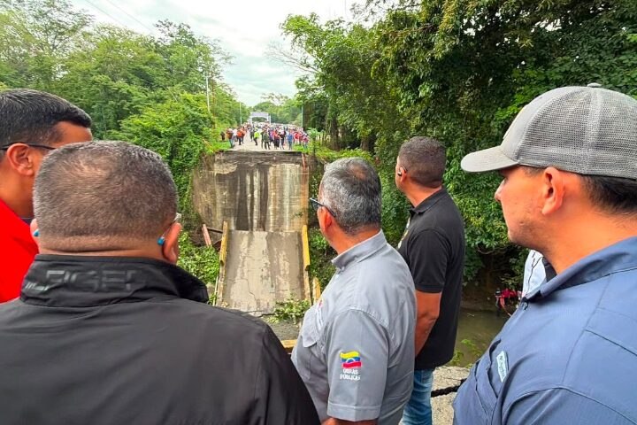 Despliegan atención inmediata entre sur de Aragua y Guárico tras colapso de puente