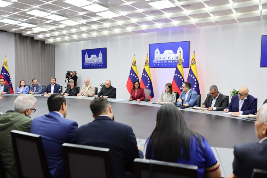 Presidenta Delcy Rodríguez lideró Consejo de Ministros desde el Palacio de Miraflores