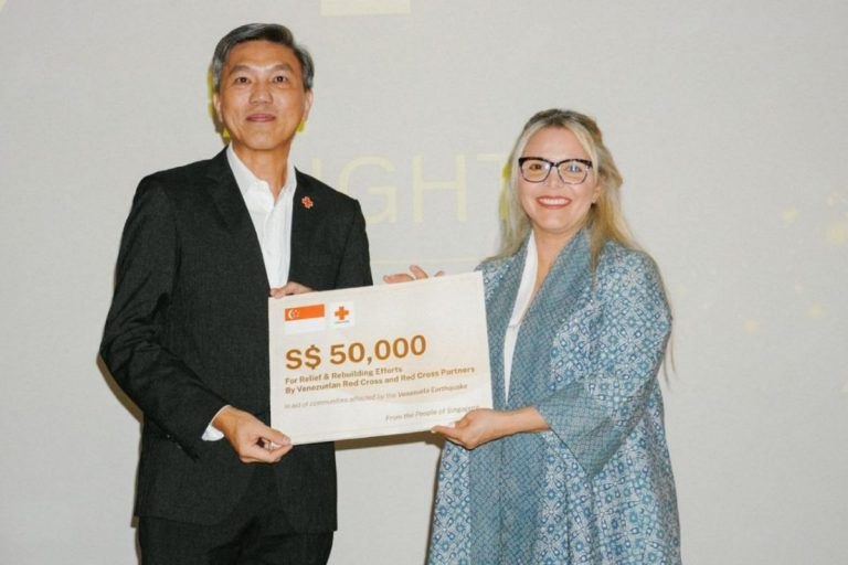 Venezuela recibe donación de la Cruz Roja de Singapur