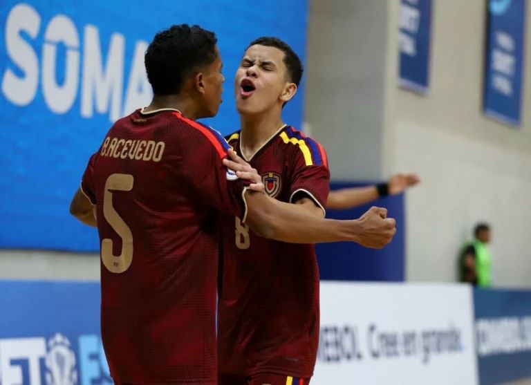 La Vinotinto clasificó a semifinales del Sudamericano Sub-17 de Futsal