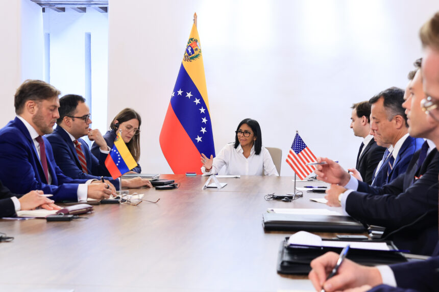 Presidenta Delcy Rodríguez dirige encuentro con delegación de alto nivel proveniente de EE.UU.