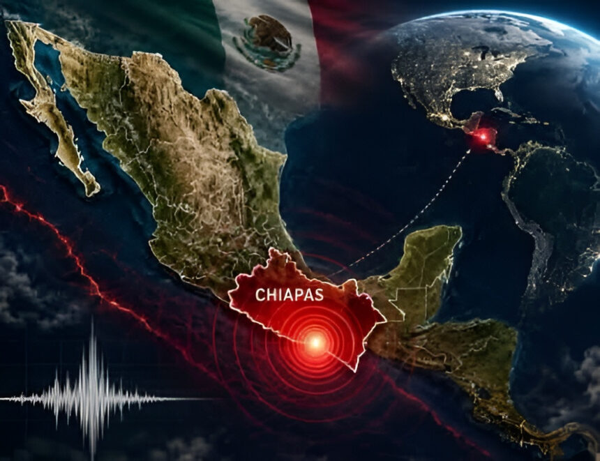 Registran sismo de 5,8 frente a las costas de Chiapas en México
