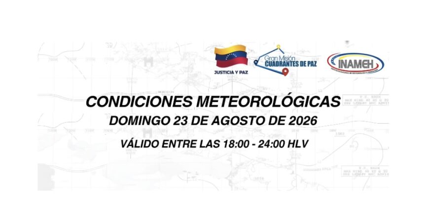 Alertan de intensas lluvias en gran parte de Venezuela