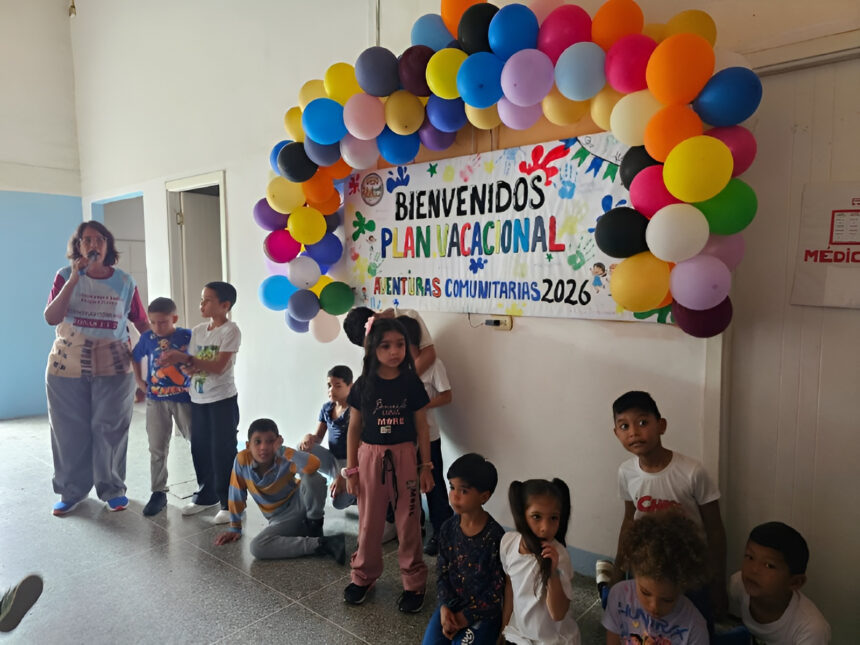 Plan Vacacional Comunitario 2026 reunió a más de 100 niños y niñas en la Comuna Hugo Chávez de Carabobo