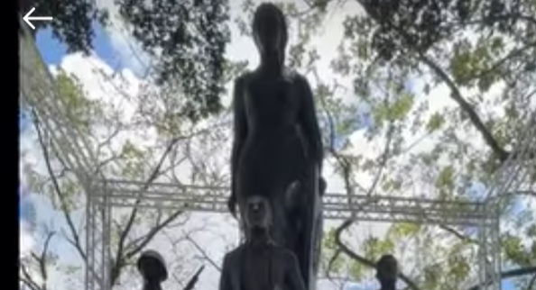 Inauguran Monumento al Ideal Nacional La Patria en el 23 de Enero