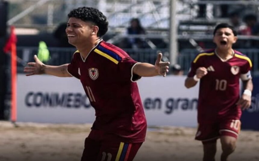 Venezuela sub-20 logra bronce histórico en campeonato sudamericano de fútbol playa