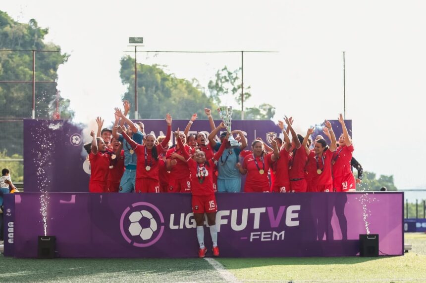 Caracas Fútbol Club se corona campeón de la Liga Futve Femenina