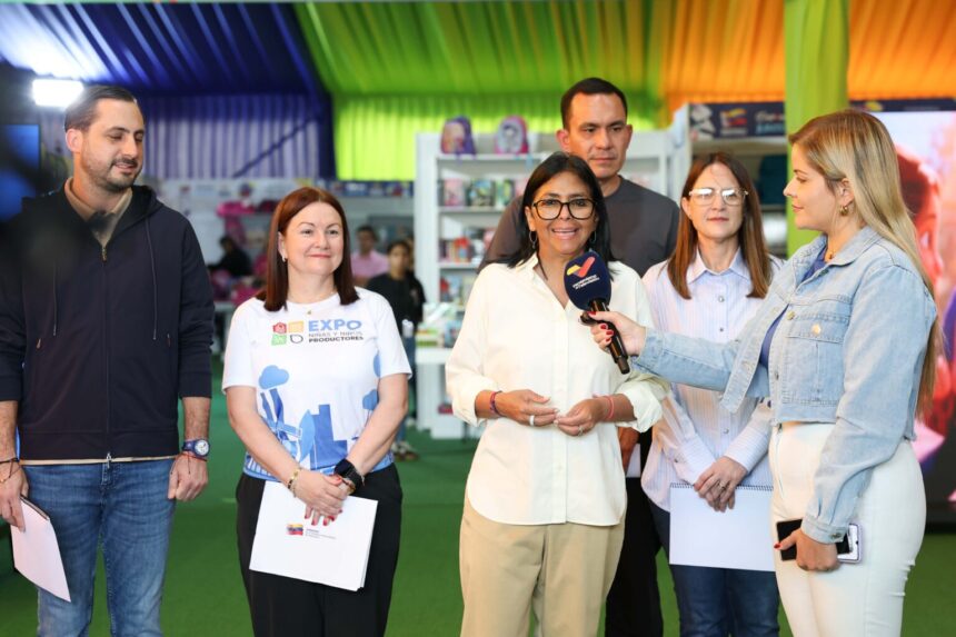 Presidenta Delcy Rodríguez lanzó Expo Feria Escolar 2026 e inauguró Expo Niñas y Niños Productores