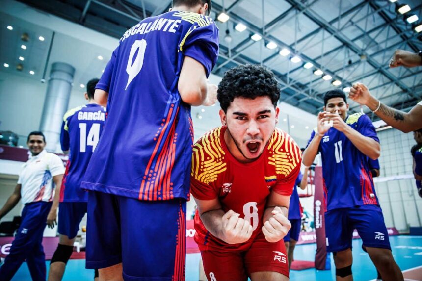 Venezuela remonta ante Bulgaria y avanza a cuartos de final del Mundial Sub-17 de voleibol
