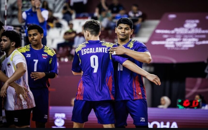 Venezuela avanza a octavos en el Mundial de voleibol sub-17 en Catar
