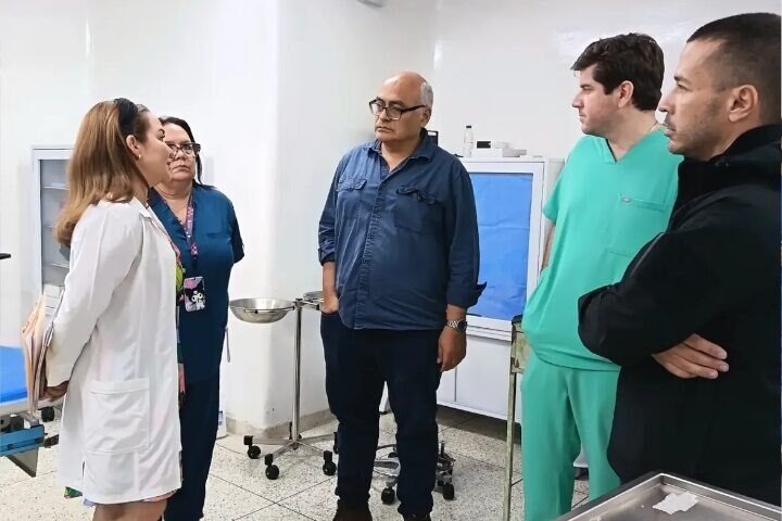 Supervisan áreas del servicio de oftalmología en el Hospital Domingo Luciani