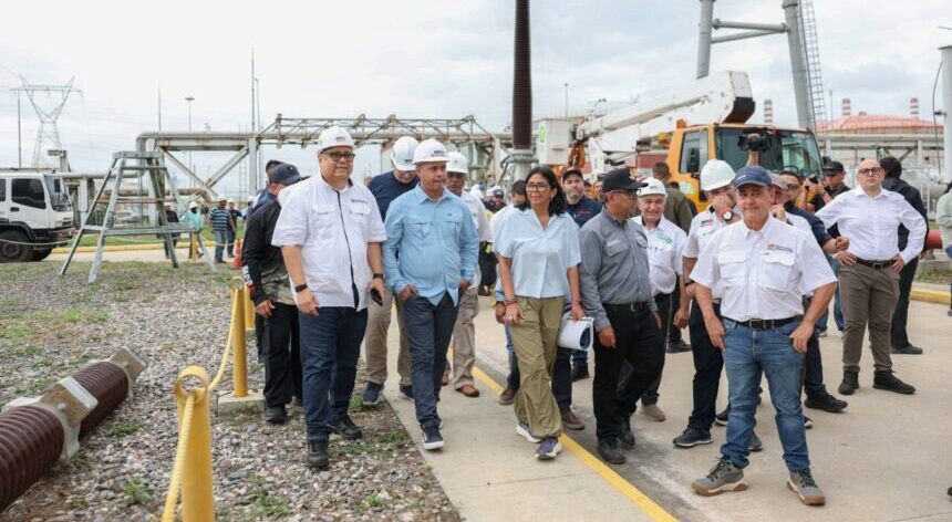 Presidenta Delcy Rodríguez inspeccionó la Central Termoeléctrica de Carabobo