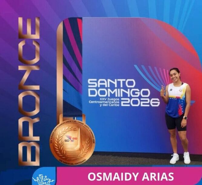 Osmaidy Arias conquista medalla de bronce para Venezuela en el pentatlón de Santo Domingo 2026