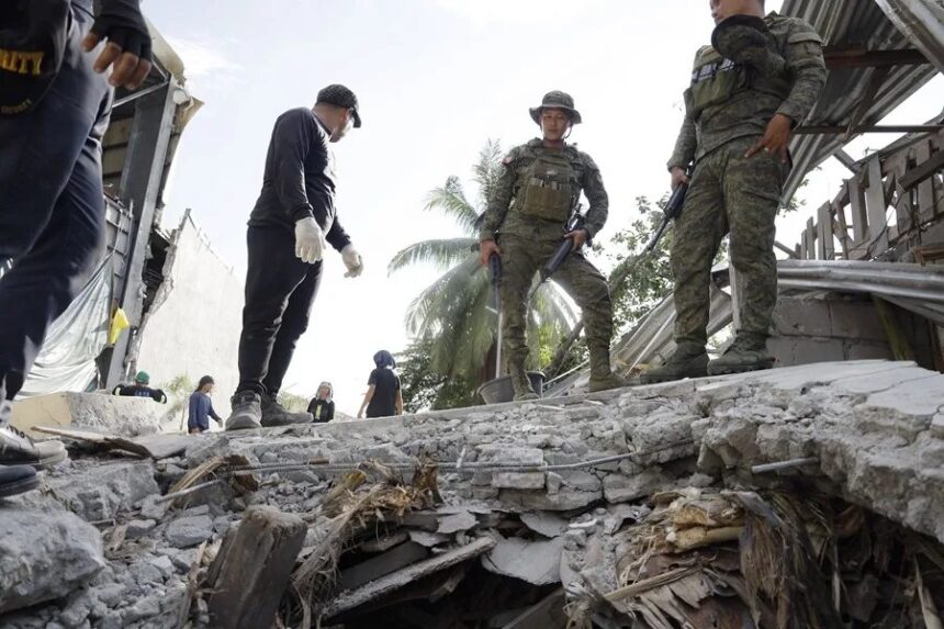 Sismo de magnitud 7,1 sacudió la región sur de Filipinas