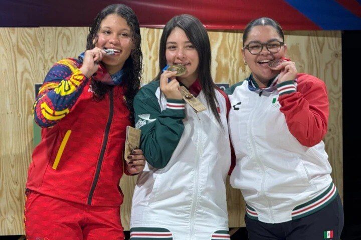 Venezolana Nicole Saavedra suma medalla de plata en la final de Tiro Deportivo